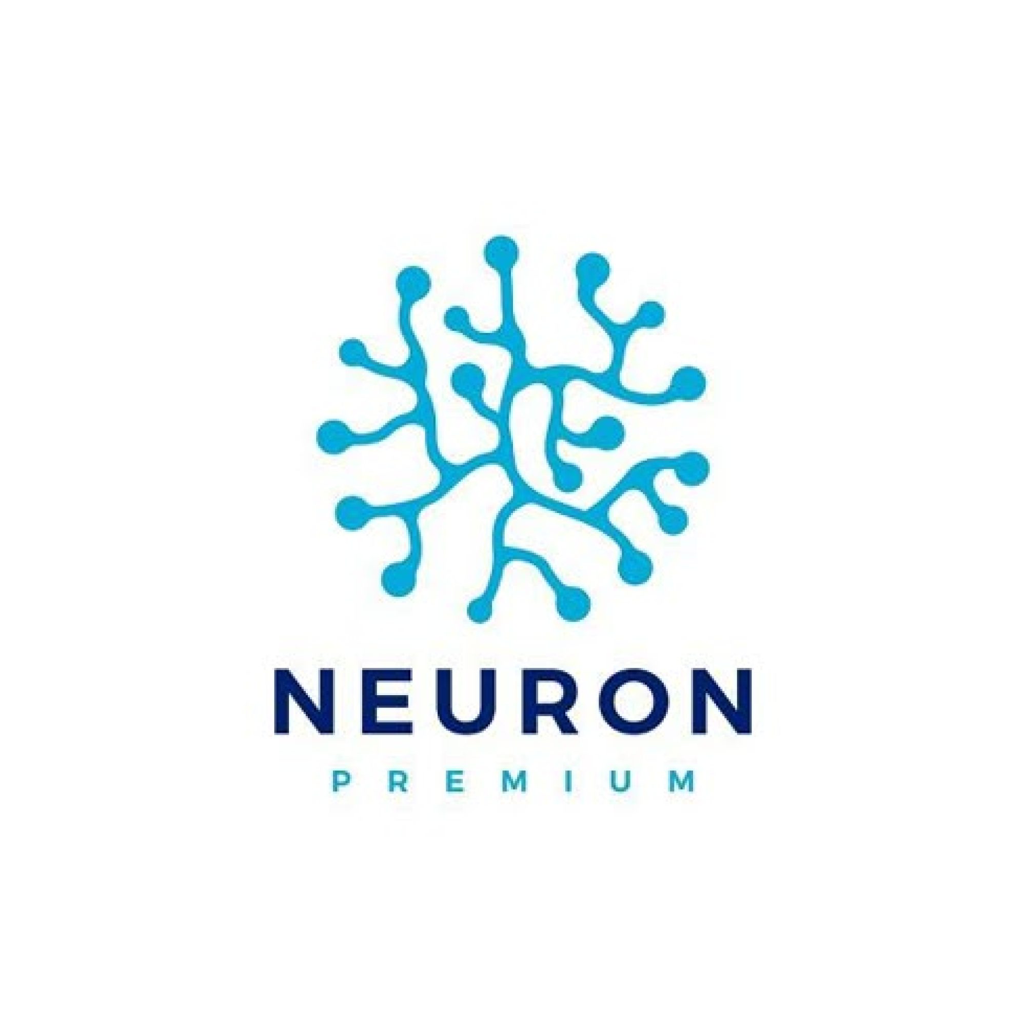 neuron logo vector icon illustration